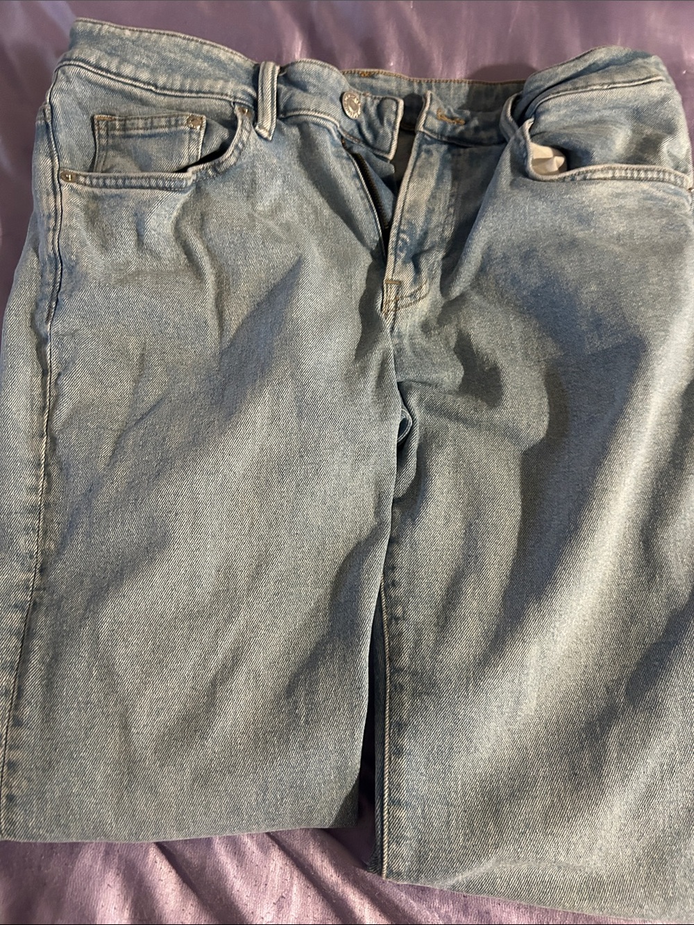 H&M Men's Light Blue Relaxed Jeans
